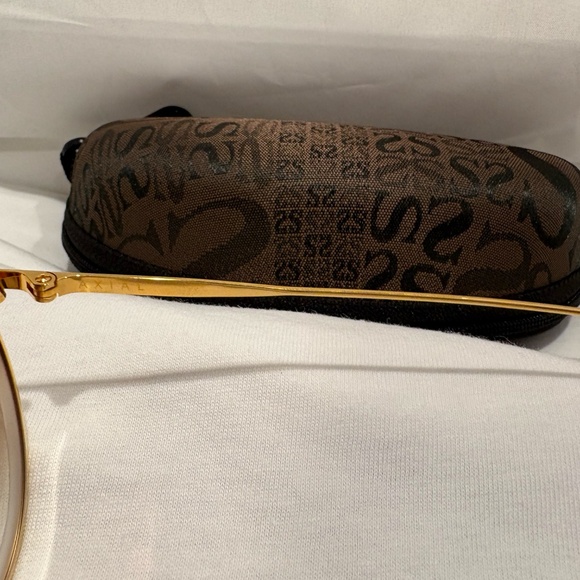 NEW! DITA AXIAL DTS502-03-GLD YELLOW GOLD W/BROWN/PINK GRADIENT LENS 100% AUTH. - Picture 6 of 7